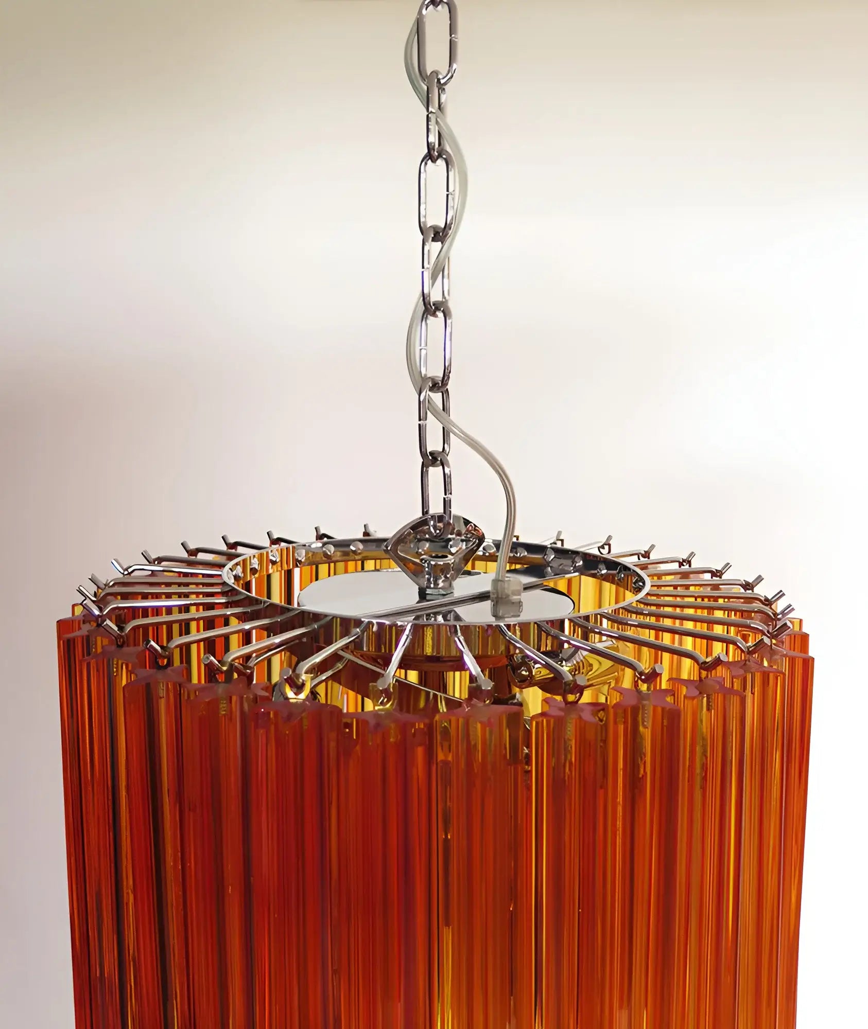 luxury-murano-style-spiral-amber-prism-glass-chandelier-for-elegant-entryways-and-foyer
