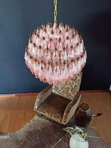 luxury-pink-murano-poliedri-glass-chandelier-modern-spherical-pendant-light-fixture