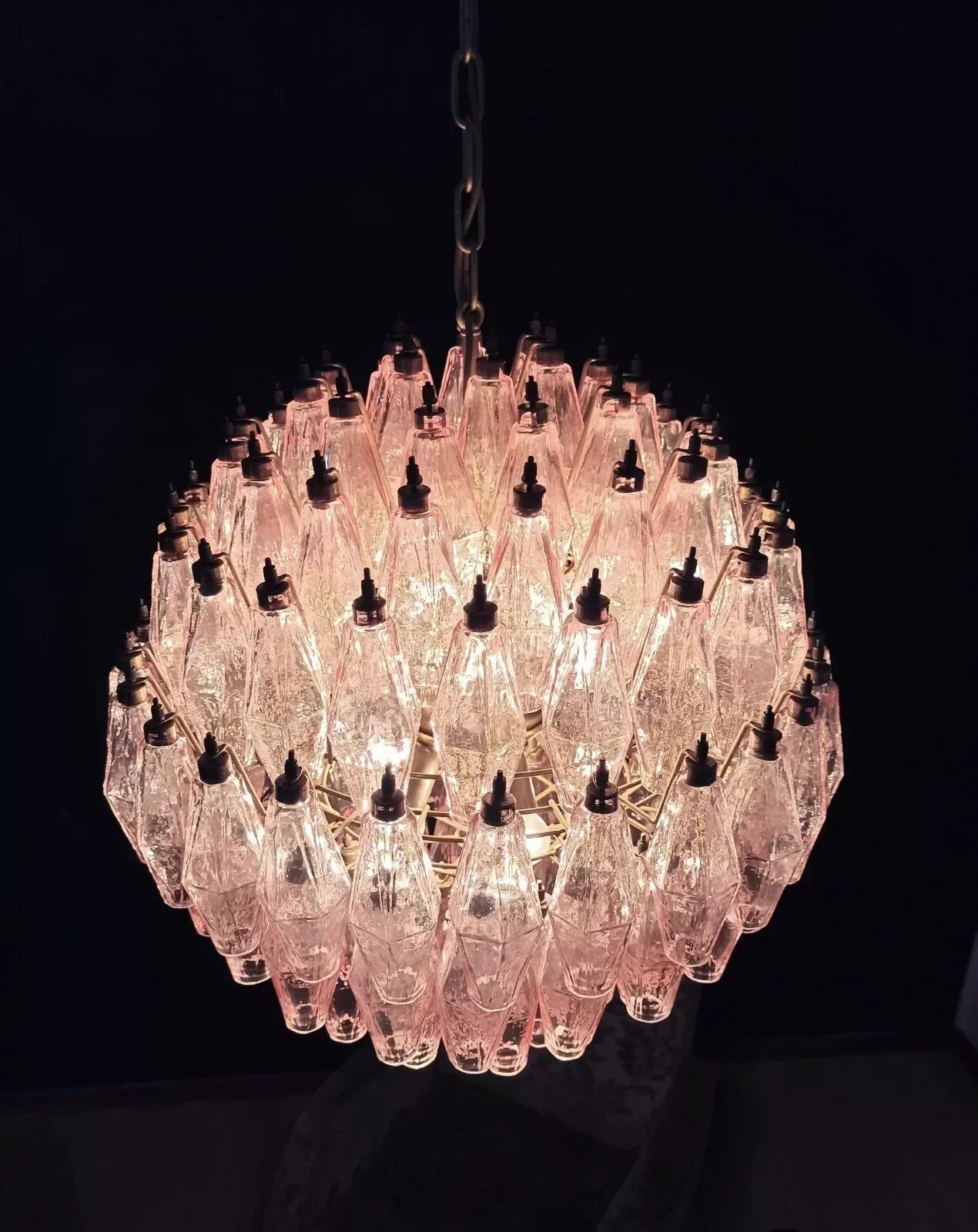 luxury-pink-murano-poliedri-glass-chandelier-modern-spherical-pendant-light-fixture