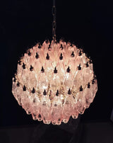 luxury-pink-murano-poliedri-glass-chandelier-modern-spherical-pendant-light-fixture