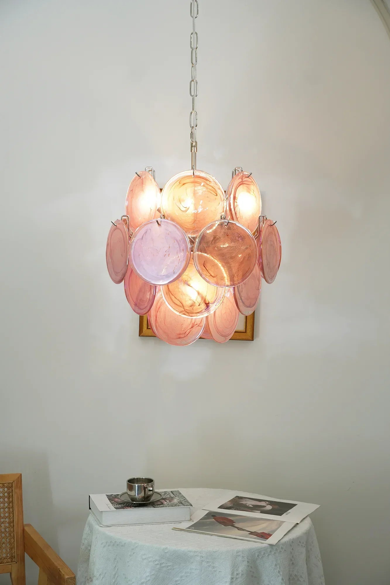 luxury-pink-murano-style-glass-disk-chandelier-elegant-mid-century-ceiling-light