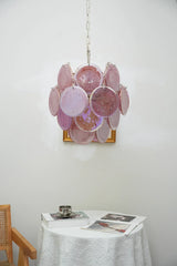 luxury-pink-murano-style-glass-disk-chandelier-elegant-mid-century-ceiling-light