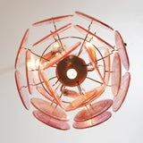 luxury-pink-murano-style-glass-disk-chandelier-elegant-mid-century-ceiling-light