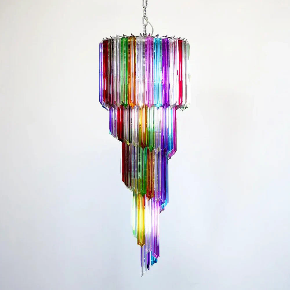 luxury-spiral-glass-prism-chandelier-with-handcrafted-multicolor-transparent-crystals