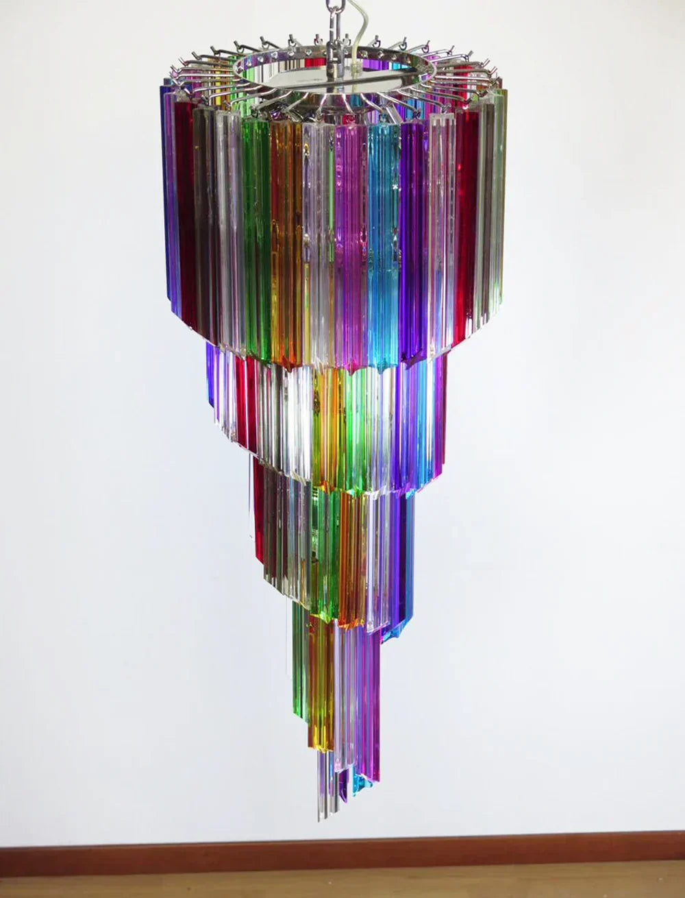 luxury-spiral-glass-prism-chandelier-with-handcrafted-multicolor-transparent-crystals