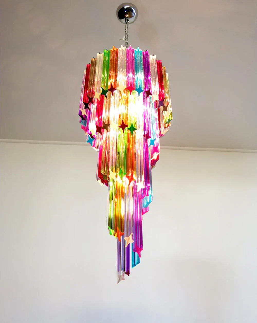 luxury-spiral-glass-prism-chandelier-with-handcrafted-multicolor-transparent-crystals