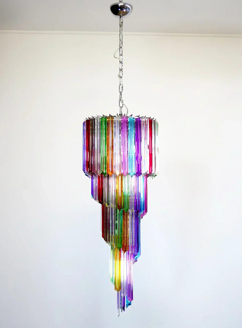 luxury-spiral-glass-prism-chandelier-with-handcrafted-multicolor-transparent-crystals