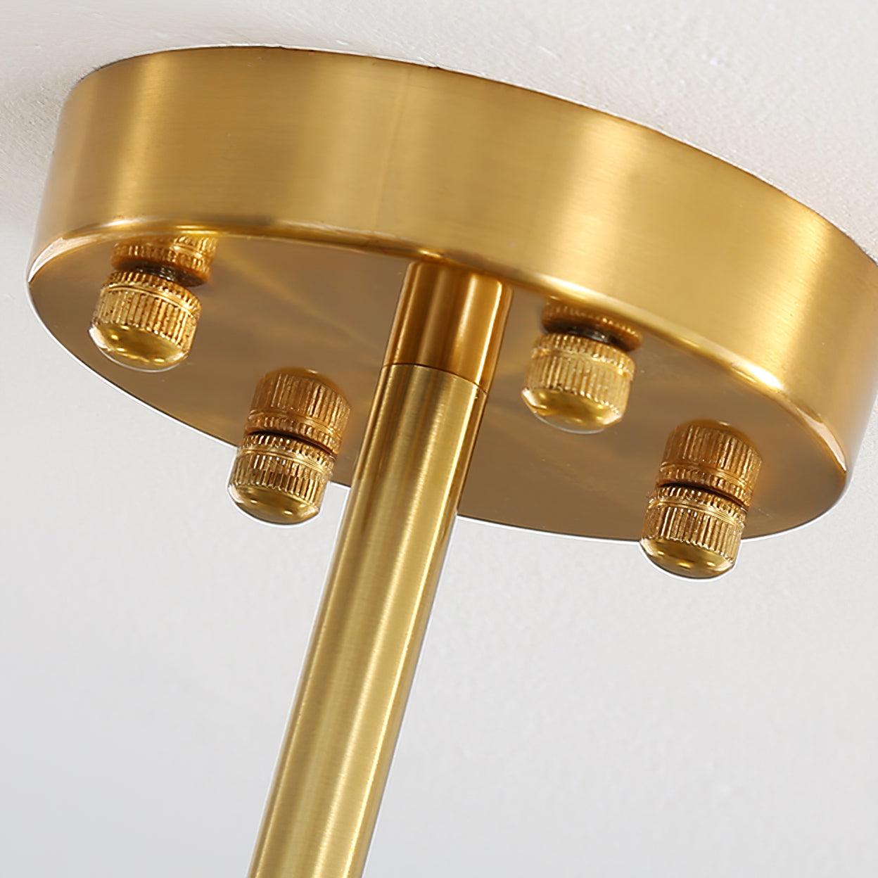 Luxury Tiered Carved Glass Chandelier Modern Wrought Iron Hanging Ceiling Lamp