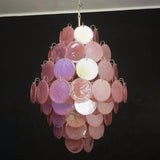 luxury-vintage-murano-pink-glass-disk-chandelier-large-italian-design-pendant-light