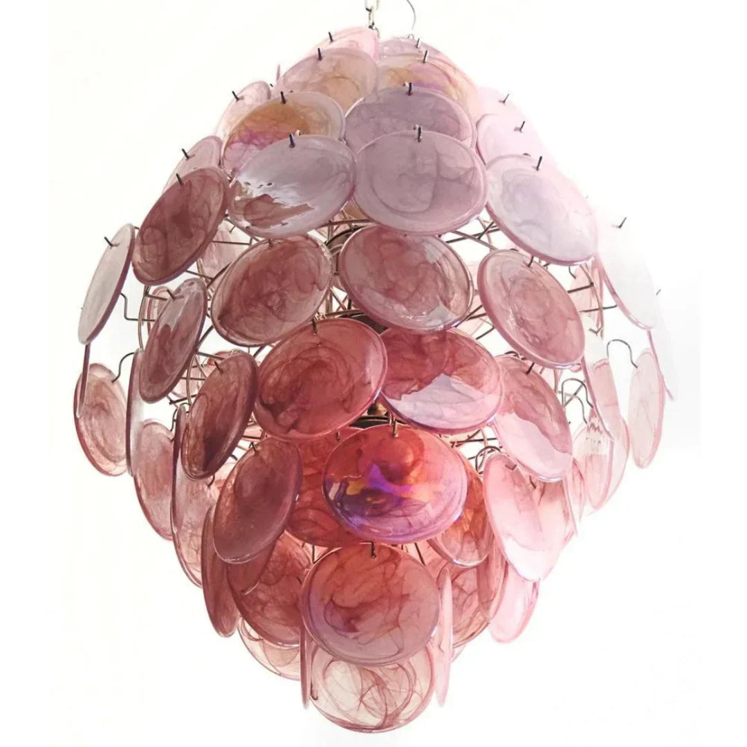 luxury-vintage-murano-pink-glass-disk-chandelier-large-italian-design-pendant-light