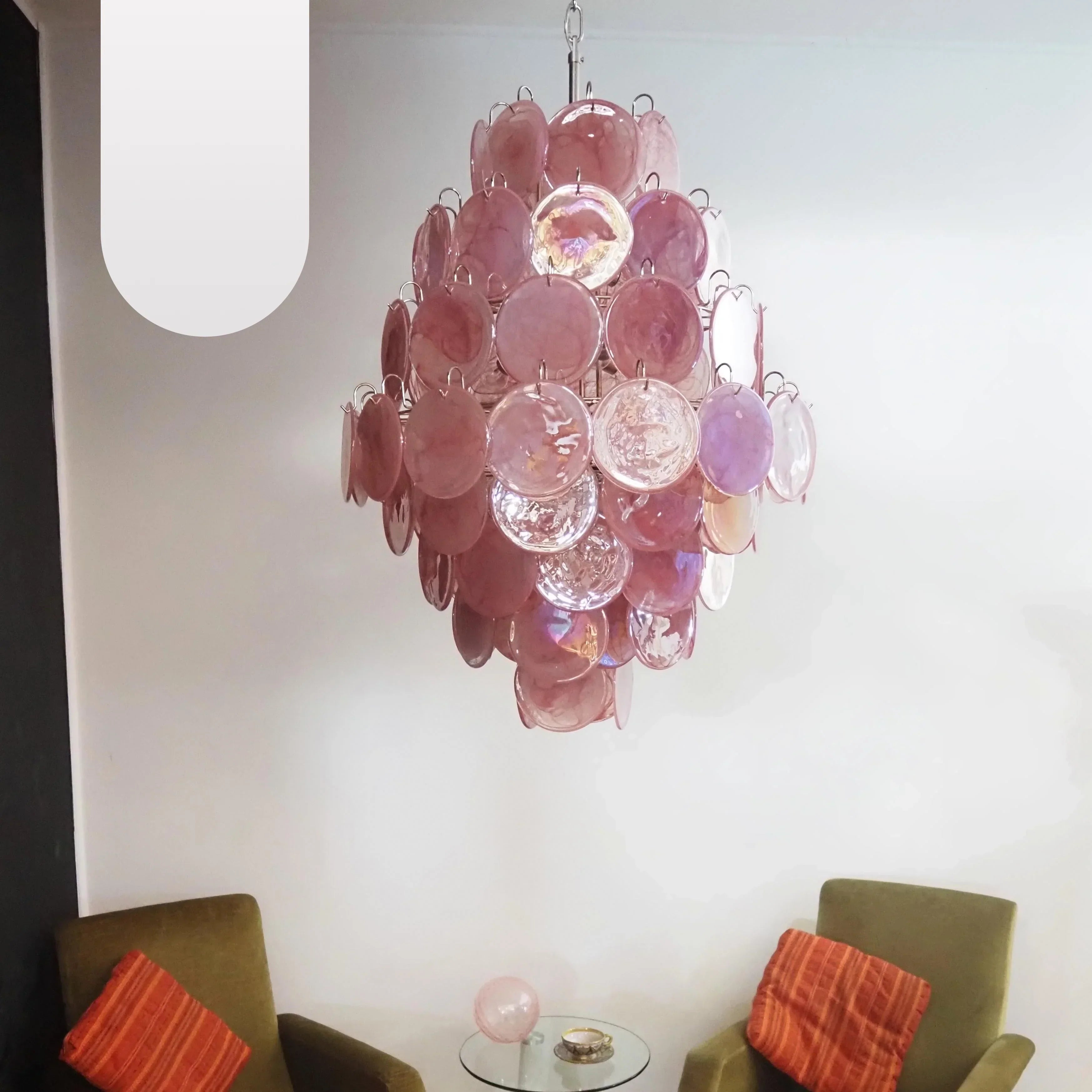 luxury-vintage-murano-pink-glass-disk-chandelier-large-italian-design-pendant-light