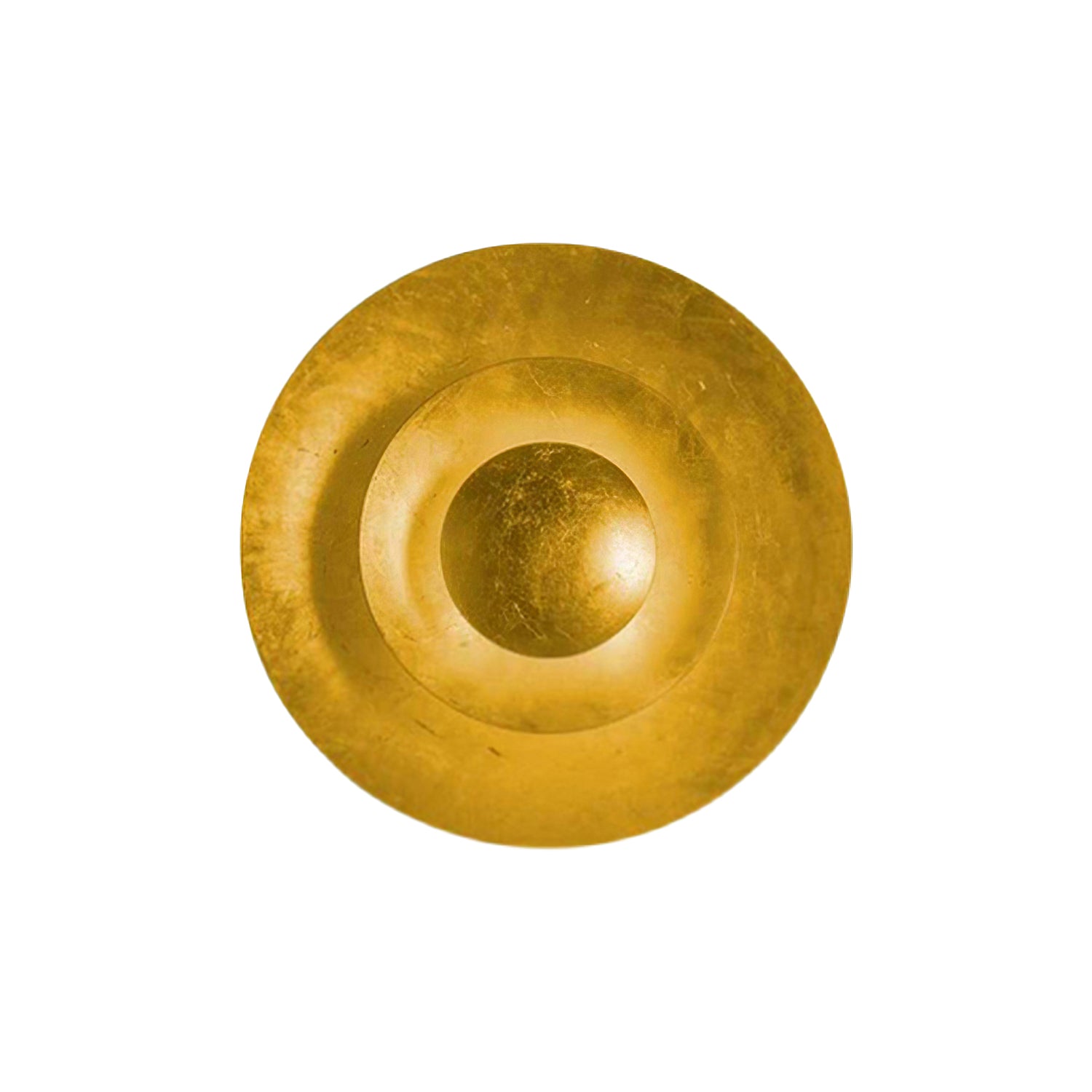 Machine Contemporary Gold Foil Tiered LED Wall Sconce Light for Foyer and Living Room