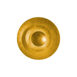 Machine Contemporary Gold Foil Tiered LED Wall Sconce Light for Foyer and Living Room