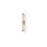 Macie Modern LED Wall Sconce with Textured Glass and Sleek Black Finish for Indoor Lighting