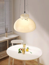 Mack Modern Glass Pendant Light Elegant Industrial Chrome Ceiling Fixture