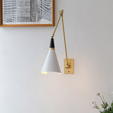 Magari Mid Century Modern Wall Sconce Adjustable Swing Arm Lighting Fixture