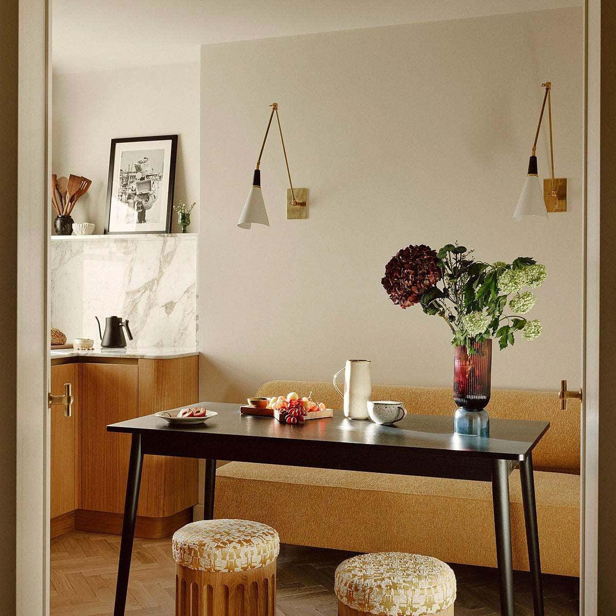 Magari Mid Century Modern Wall Sconce Adjustable Swing Arm Lighting Fixture