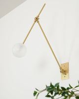 Magari Mid Century Modern Wall Sconce Adjustable Swing Arm Lighting Fixture