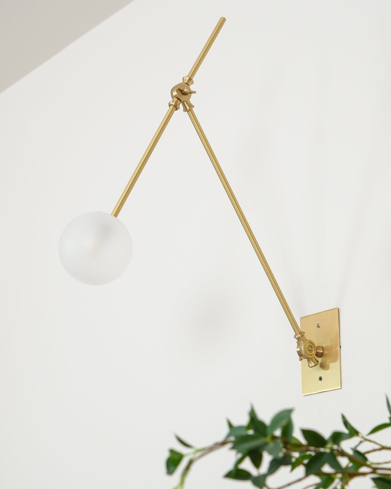 Magari Mid Century Modern Wall Sconce Adjustable Swing Arm Lighting Fixture
