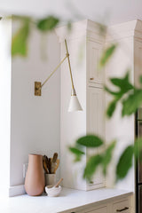 Magari Mid Century Modern Wall Sconce Adjustable Swing Arm Lighting Fixture
