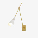 Magari Mid Century Modern Wall Sconce Adjustable Swing Arm Lighting Fixture