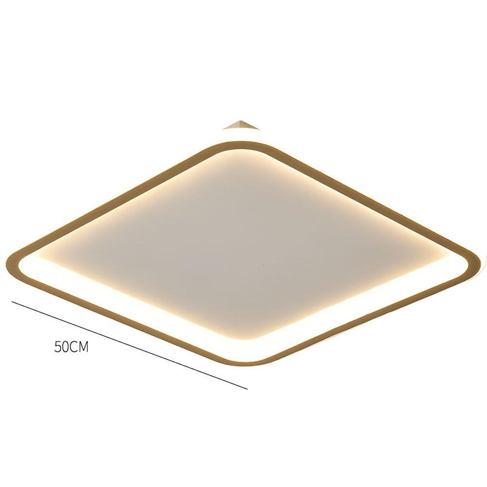 Geometric Square Circular Dimmable LED Flush Mount Nordic Ceiling Light Fixture