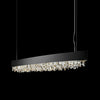 Marilyn Modern Crystal Linear Pendant Light Luxury Drop Chandelier for Dining Room Kitchen Island