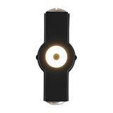 Matte Black Outdoor LED Wall Washer Light Up and Down Waterproof Aluminum Sconce