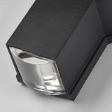 Matte Black Outdoor LED Wall Washer Light Up and Down Waterproof Aluminum Sconce