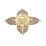 Modern 4 Pointed Star LED Crystal Ceiling Light Multi Color Flush Mount for Bedroom