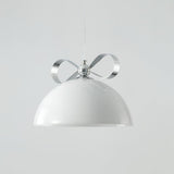 Meia Gradated Glass Pendant Lamp Modern Chrome Metal Hanging Light for Indoor Spaces