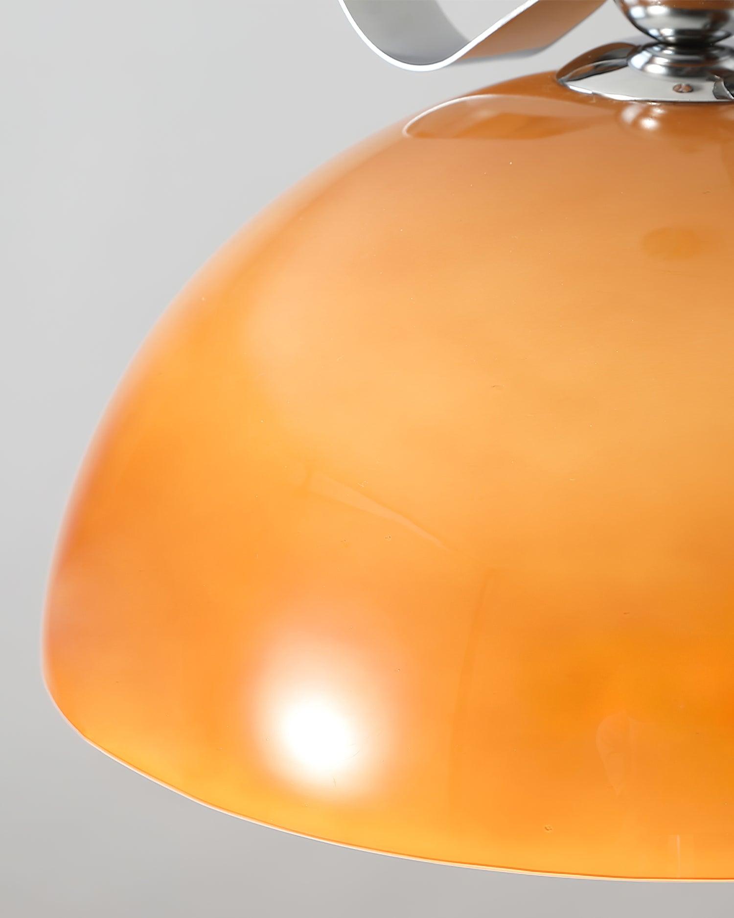 Meia Gradated Glass Pendant Lamp Modern Chrome Metal Hanging Light for Indoor Spaces