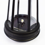 Metal Cat Silhouette Waterproof Solar Hanging Lantern with Warm White LED for Garden Landscape