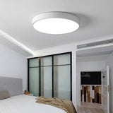 Modern 16 Inch Round LED Flush Mount Ceiling Light Slim Low Profile Fixture for Bedroom Kitchen Hallway