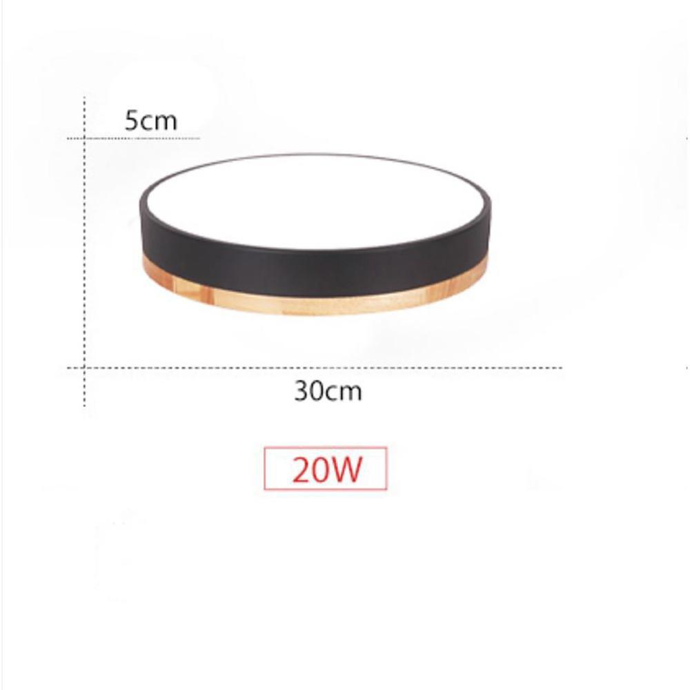 12 Inch Minimalist Round LED Flush Mount Ceiling Lamp for Modern Home Lighting