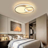 Geometric Three Ring LED Flush Mount Ceiling Light Modern Triple Circle Fixture for Home
