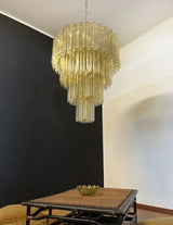 mid-century-amber-murano-style-glass-tube-chandelier-for-modern-dining-rooms