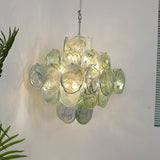mid-century-green-murano-glass-disk-chandelier-vintage-style-hanging-ceiling-light