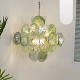 mid-century-green-murano-glass-disk-chandelier-vintage-style-hanging-ceiling-light