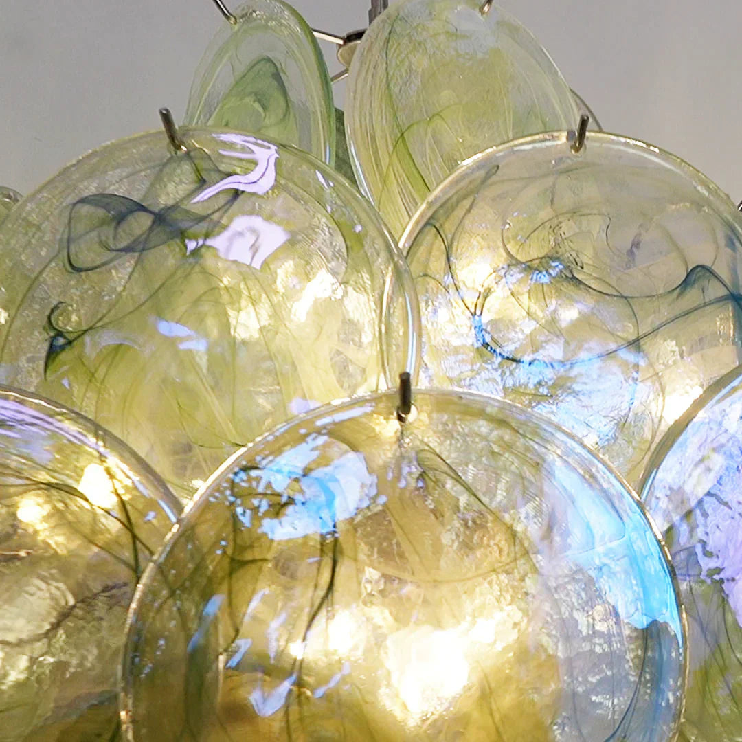 mid-century-green-murano-glass-disk-chandelier-vintage-style-hanging-ceiling-light