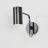 Mid Century Modern Brass Swing Arm Wall Sconce Adjustable Task Lighting Fixture