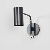 Mid Century Modern Brass Swing Arm Wall Sconce Adjustable Task Lighting Fixture