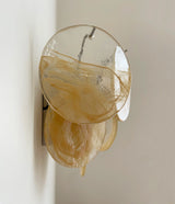 mid-century-modern-gold-murano-glass-wall-sconce-luxury-vintage-disc-lighting-fixture