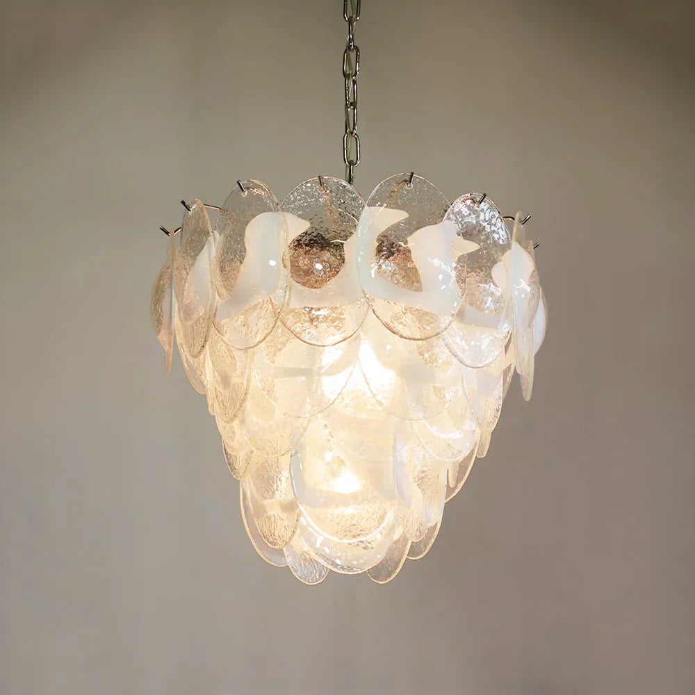 mid-century-modern-murano-style-glass-leaf-chandelier-in-transparent-white-finish