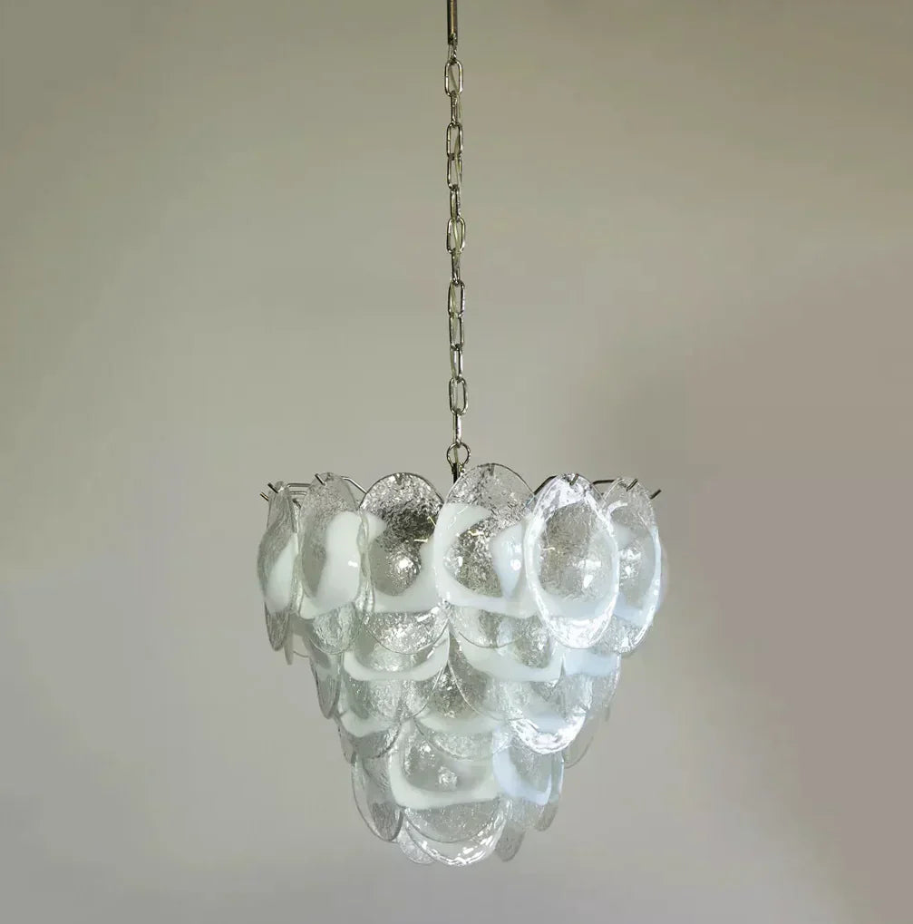mid-century-modern-murano-style-glass-leaf-chandelier-in-transparent-white-finish