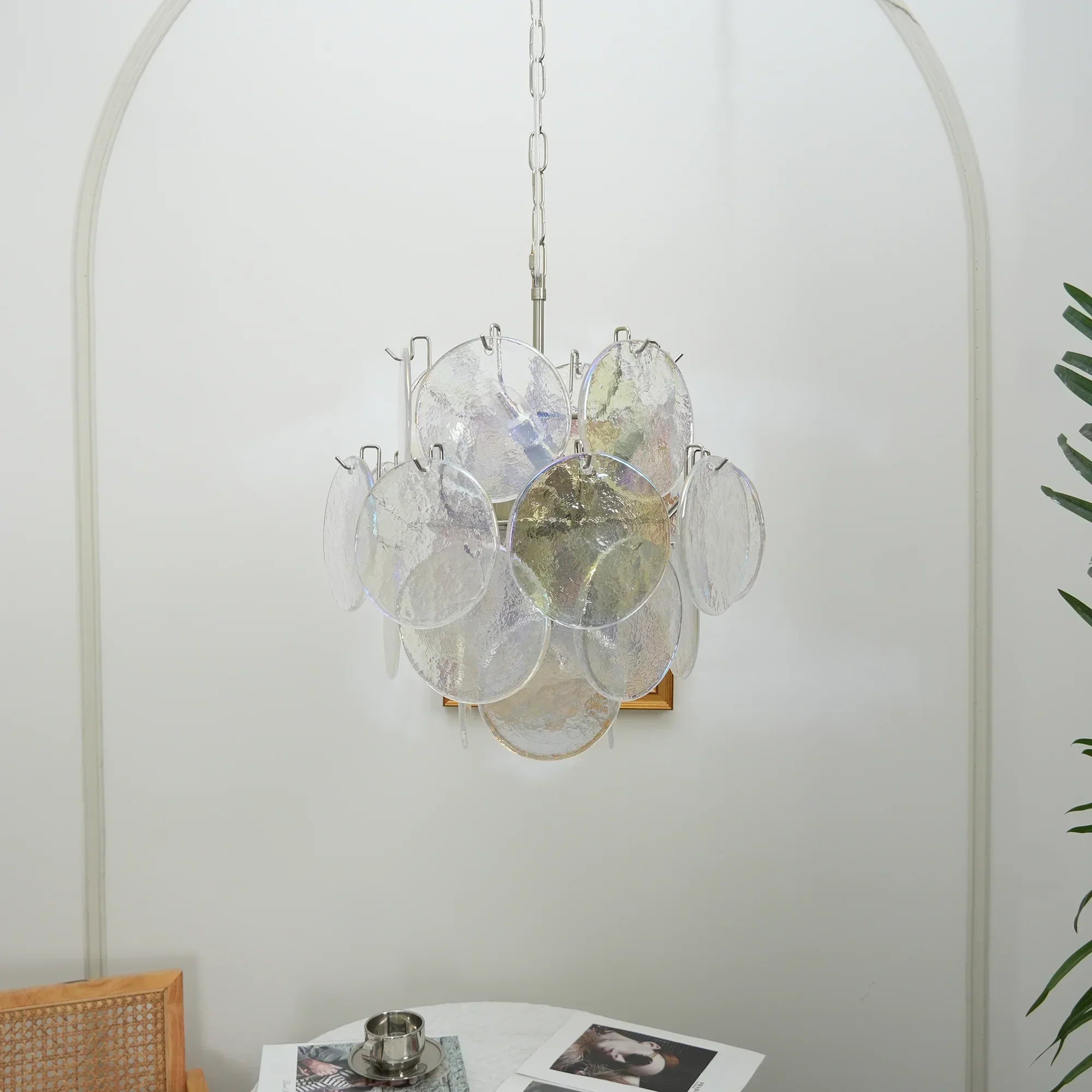 mid-century-modern-murano-style-iridescent-glass-disks-chandelier-luxury-ceiling-light