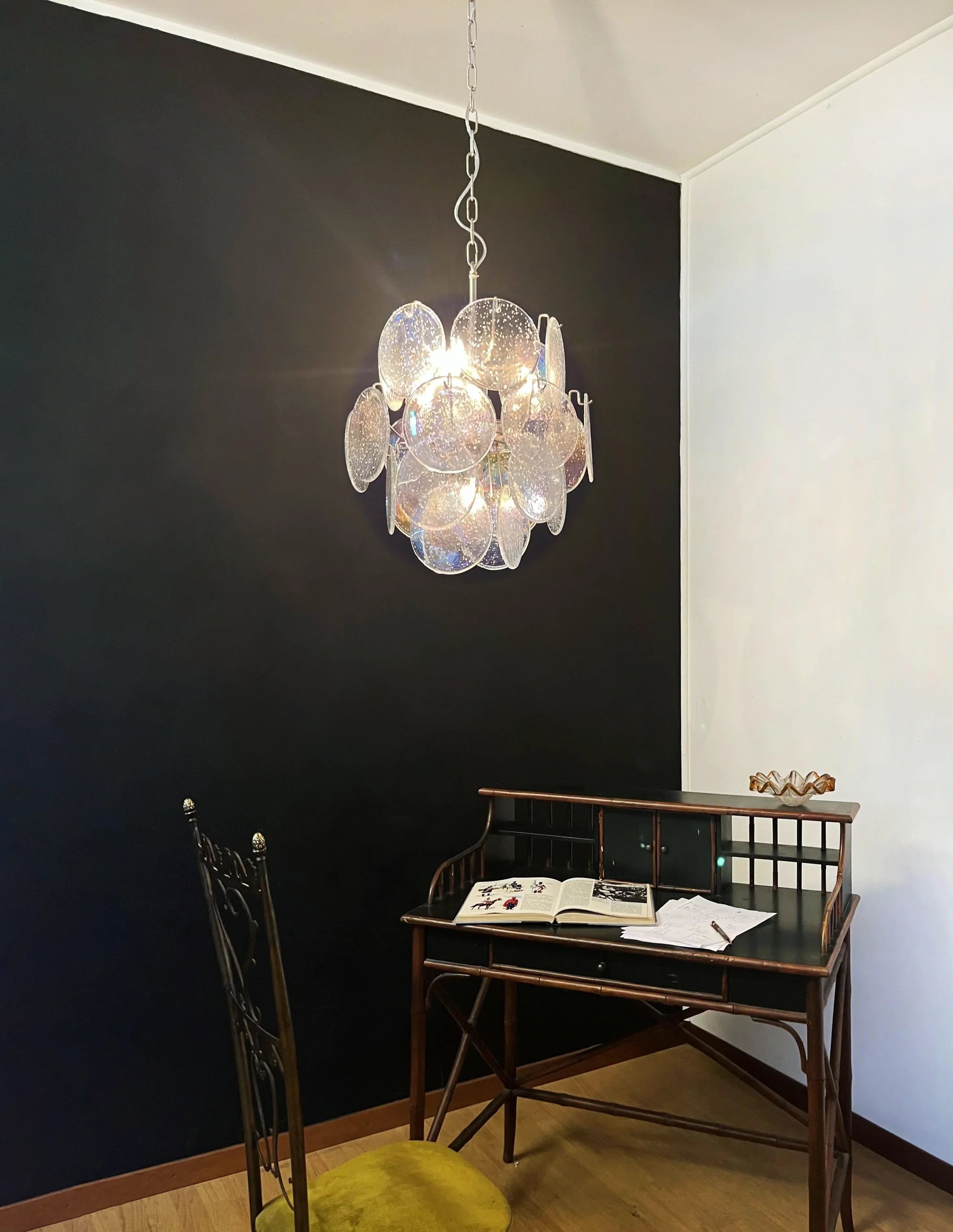 mid-century-modern-murano-style-iridescent-glass-disks-chandelier-luxury-ceiling-light