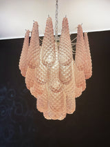 mid-century-modern-pink-glass-petal-pendant-light-vintage-murano-style-chandelier