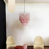 mid-century-modern-pink-glass-petal-pendant-light-vintage-murano-style-chandelier