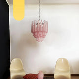mid-century-modern-pink-glass-petal-pendant-light-vintage-murano-style-chandelier